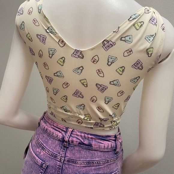 Handbag print wrap tank - Picture 2 of 9